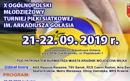 Zdjęcie - X Ogólnopolski Młodzieżowy Turniej Piłki Siatkowej im. Arkadiusza Gołasia