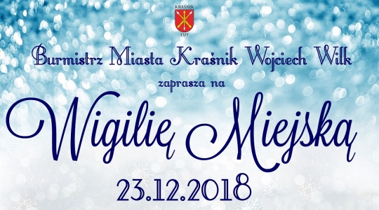 Zdjęcie - Wigilia Miejska 2018