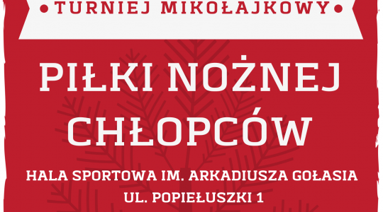 Zdjęcie - Turniej Mikołajkowy Piłki Nożnej Chłopców