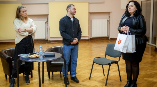 Zdjęcie 17 - Spotkanie z Marcinem Zarzecznym i Anną Mrozowską, aktorami „Supernovej”