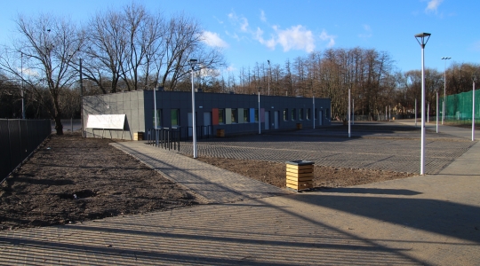 Zdjęcie 13 - Modernizacja stadionu przy ul. Oboźnej w Kraśniku poprzez budowę budynku zaplecza sanitarno-szatniowego oraz magazynowego