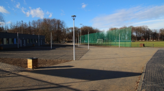 Zdjęcie 14 - Modernizacja stadionu przy ul. Oboźnej w Kraśniku poprzez budowę budynku zaplecza sanitarno-szatniowego oraz magazynowego