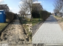 Chodnik przed i po