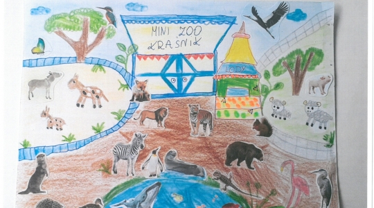 Zdjęcie 13 - Prace konkursowe Konkursu Plastycznego "Kraśnik Moich Marzeń"