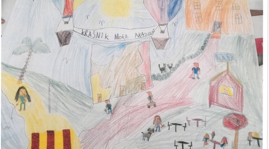 Zdjęcie 54 - Prace konkursowe Konkursu Plastycznego "Kraśnik Moich Marzeń"