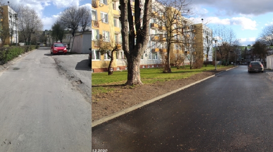 Zdjęcie 1 - Modernizacja nawierzchni drogi dojazdowej na Osiedlu Koszary