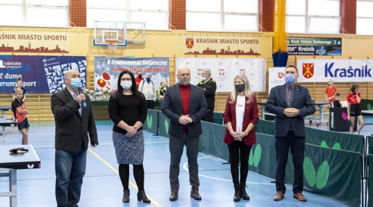 Zdjęcie 4 - V Ogólnopolski Świąteczny Turniej Tenisa Stołowego Kraśnik 2020