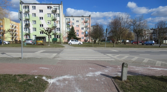 Zdjęcie 2 - Bezpieczne przejście – budowa solarnej sygnalizacji świetlnej na ul. Wyszyńskiego