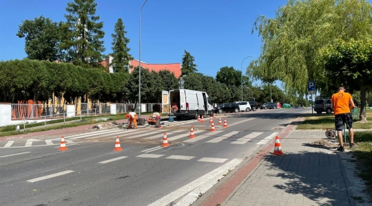 Zdjęcie 4 - Bezpieczne przejście – budowa solarnej sygnalizacji świetlnej na ul. Wyszyńskiego