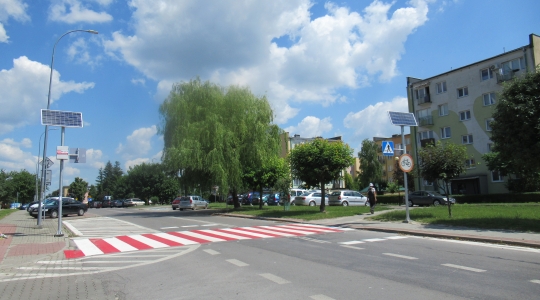 Zdjęcie 5 - Bezpieczne przejście – budowa solarnej sygnalizacji świetlnej na ul. Wyszyńskiego