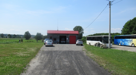 Zdjęcie 1 - Rozbudowa istniejącego budynku ochotniczej straży pożarnej o część garażowo-magazynową wraz z zagospodarowaniem terenu