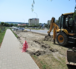 Budowa nowych miejsc parkingowych przy ul. Wyszyńskiego w Kraśniku