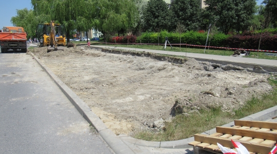 Zdjęcie 2 - Budowa nowych miejsc parkingowych przy ul. Wyszyńskiego w Kraśniku