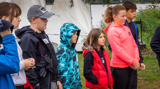 Zdjęcie 43 - Regaty kończące wakacyjną szkółkę żeglarską nad Zalewem Kraśnickim