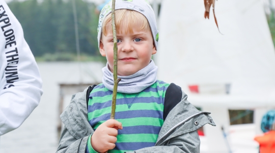 Zdjęcie 120 - Regaty kończące wakacyjną szkółkę żeglarską nad Zalewem Kraśnickim