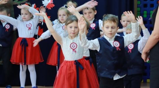 Zdjęcie 21 - Uroczyste obchody Narodowego Święta Niepodległości w Przedszkolu Miejskim nr 1