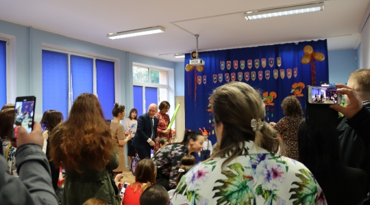 Zdjęcie 78 - Pasowanie na przedszkolaka w Przedszkolu Miejskim nr 5