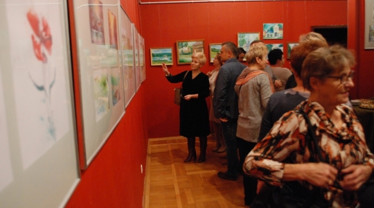 Zdjęcie 14 - Wernisaż wystawy poplenerowej "Kraśnik - inspirujące miasto"