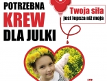 Zdjęcie - Zbieramy krew dla chorej Julki