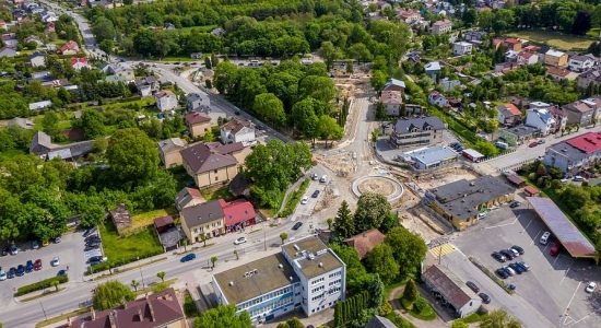 Zdjęcie - Postęp prac w budowie centrum przesiadkowego