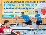 Zdjęcie - Piąta edycja Ogólnopolskiego Rodzinnego Festiwalu Tenisa Stołowego o Puchar...