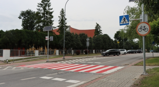 Zdjęcie - Aktywne przejście dla pieszych na ul. Wyszyńskiego