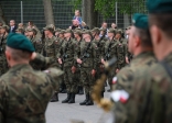 Piknik wojskowy pod hasłem „Wstąp do dobrowolnej zasadniczej służby wojskowej”.