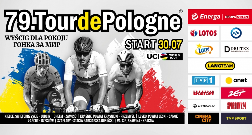 79. Tour de Pologne. Światowe kolarstwo także na kraśnickich drogach