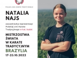 Zdjęcie - Natalia Najs z klubu Chidori wystąpi na Mistrzostwach Świata w karate trady...