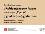 Zdjęcie - Zapraszamy na spotkanie autorskie z ks. Rafałem Jakubem Pastwą