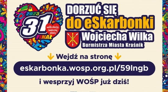Wesprzyj WOŚP i wpłać datek do eSkarbonki