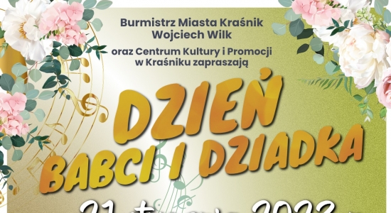 Zapraszamy na koncert z okazji Dnia Babci i Dziadka