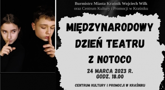 3 spektakle na Międzynarodowy Dzień Teatru! Zapraszamy do CKiP 24 marca