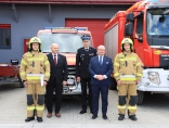Powiększenie remizy, przekazanie sprzętu oraz samochód ratowniczo-gaśniczy dla Miejskiej Ochotniczej Straży Pożarnej w Kraśniku.