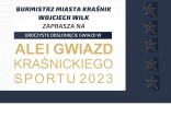Kolejne nazwiska w Alei Gwiazd Kraśnickiego Sportu zostaną odsłonięte już 17 czerwca 2023 r.