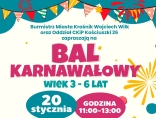 Zdjęcie - Zapraszamy na bal karnawałowy na Kościuszki 26