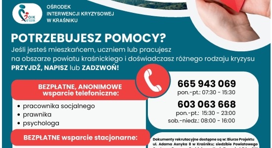 Zdjęcie - Oferta wsparcia w ramach Ośrodka Interwencji Kryzy...