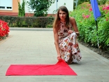 Zdjęcie - Alicja Wrona-Kutrzepa w Alei Gwiazd Kraśnickiego Sportu