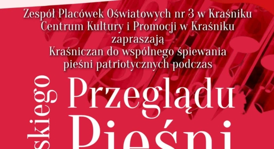 Zdjęcie - Zapraszamy na Przegląd Pieśni Niepodległościowej