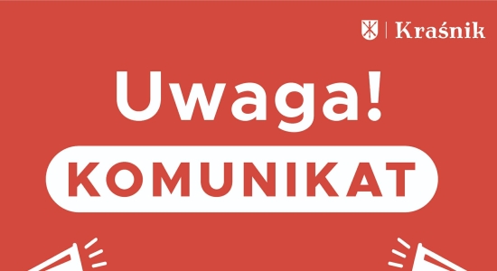 Zdjęcie - Uwaga – ważny komunikat!