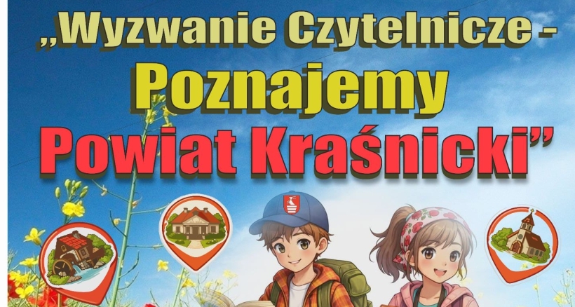Zdjęcie - Wyzwanie Czytelnicze – Poznajemy Powiat Kraśnicki!