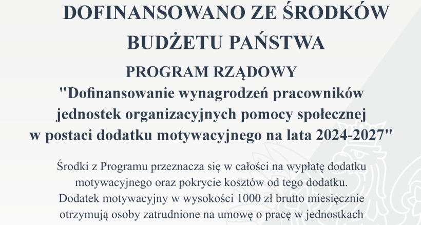Zdjęcie - „Dofinansowanie wynagrodzeń pracowników jednostek...