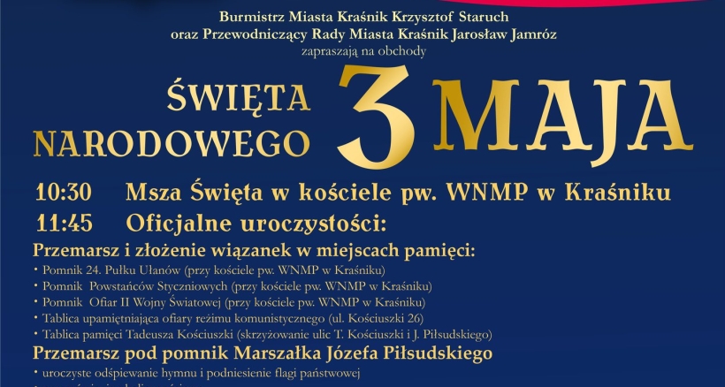 Zdjęcie - Uroczystości Święta Narodowego Trzeciego Maja