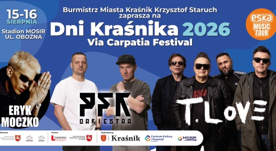 Zdjęcie - Gwiazdy na Dniach Kraśnika 2026 (15-16 sierpnia)