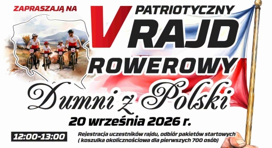 Zdjęcie - Piąta edycja Rajdu Rowerowego „Dumni z Polski” już...