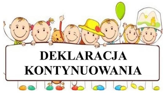 Deklaracja kontynuowania wychowania przedszkolnego w publicznym przedszkolu na rok szkolny 2025/2026