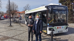 Zdjęcie - Autobus elektryczny na kraśnickich ulicach